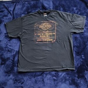 Harley-Davidson Black Graphic T-Shirt for Men